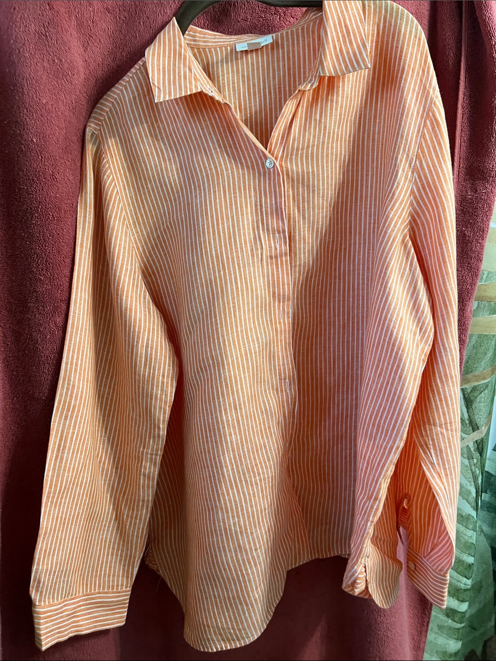 J Jill Linen Button Up Shirt - Picture 5 of 8